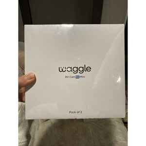 Waggle RV Mini Wi-Fi AI Pet Camera, 1080P HD, Pan & Tilt, Motion Alerts, 2-Way